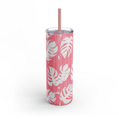 "Red Monstera" Tumbler, 20oz