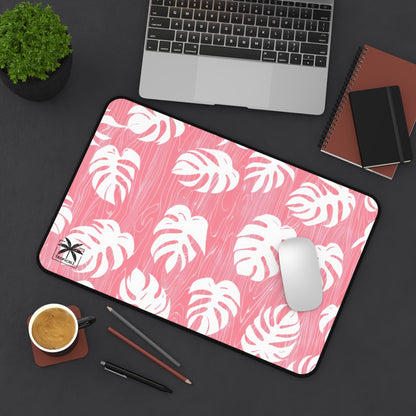 Red Monstera Desk Mat