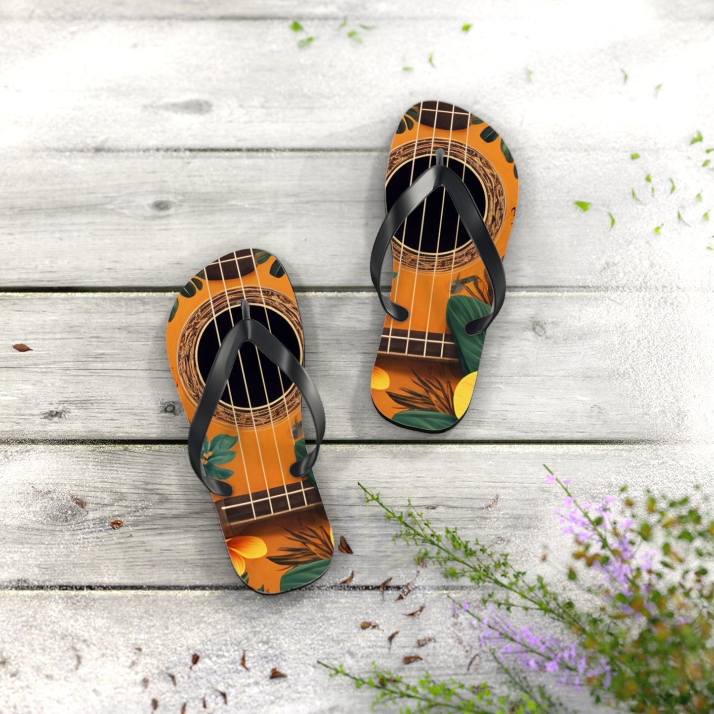 "The Ukulele" Flip Flop