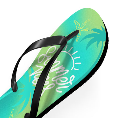 "Summer Vibes" Flip Flops