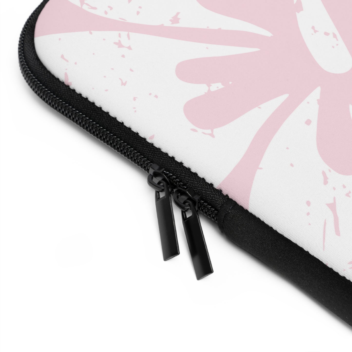 "The Classic Hibiscus" Laptop Sleeve - Distressed Pink