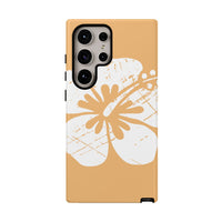 "The Classic Hibiscus" Phone Cover - Distressed Orange
