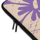 "The Classic Hibiscus" Laptop Sleeve - Distressed Ube Purple
