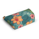 "Tropical Vibes" Accessory Pouch w T-bottom