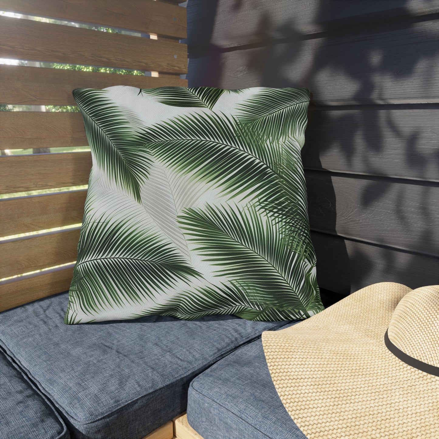 "The Palm Leaf" Outdoor Pillow