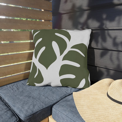 "Monstera" Outdoor Pillow