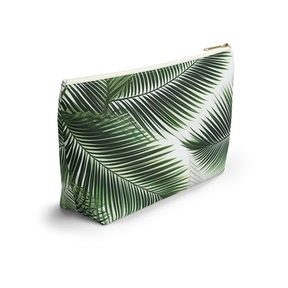 "The Palm Leaf"  Accessory Pouch w T-bottom