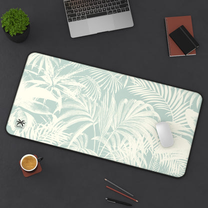 "Blue Palm" Desk Mat