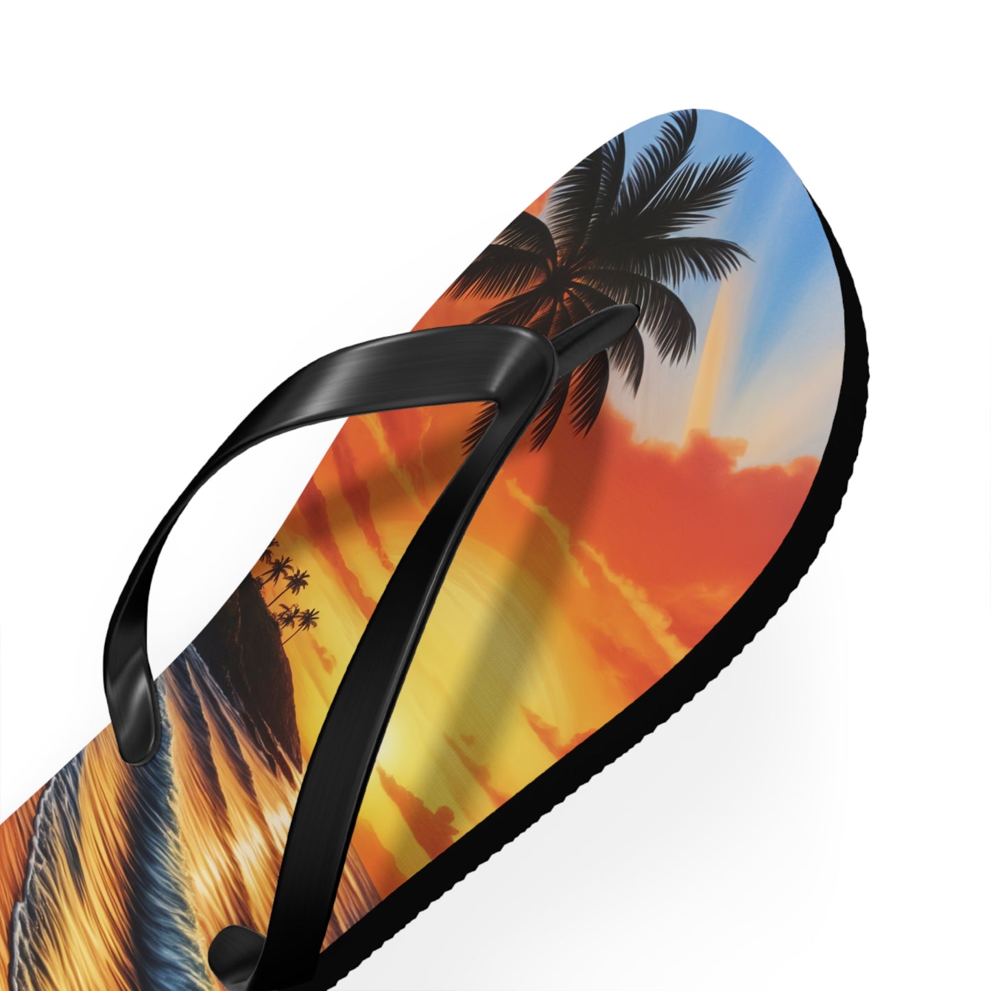 "Hawaiian Sunset" Flip Flops