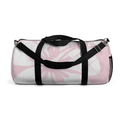 "The Classic Hibiscus" Duffel Bag - Distressed Pink