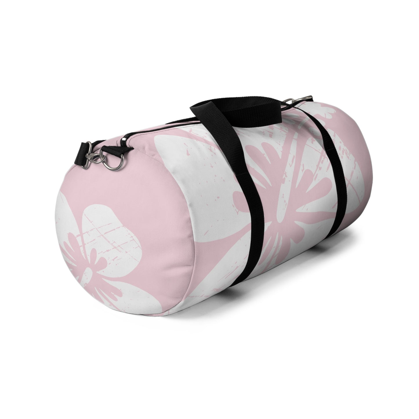 "The Classic Hibiscus" Duffel Bag - Distressed Pink