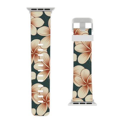 "The Plumeria" Watch Band for Apple Watch