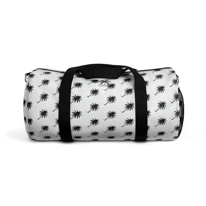 "Swaying Palms"  Duffel Bag - Black and White