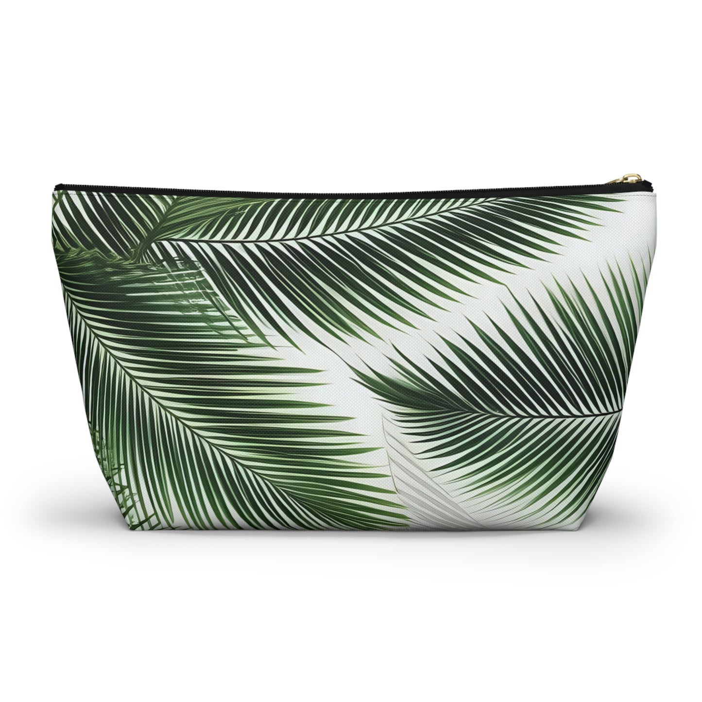 "The Palm Leaf"  Accessory Pouch w T-bottom