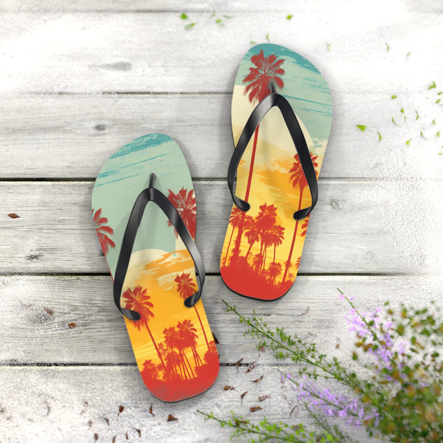 "Vintage California" Flip Flops