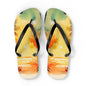 "Tropical Watercolors" Flip Flops