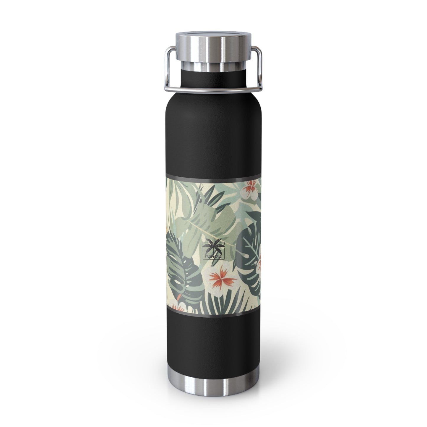 Tropicali Copper Insulated Bottle with cap, 22oz