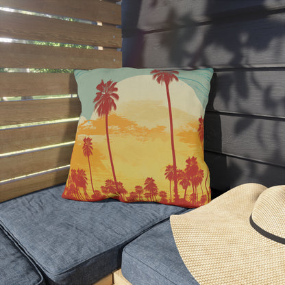 "Vintage California " Outdoor Pillow