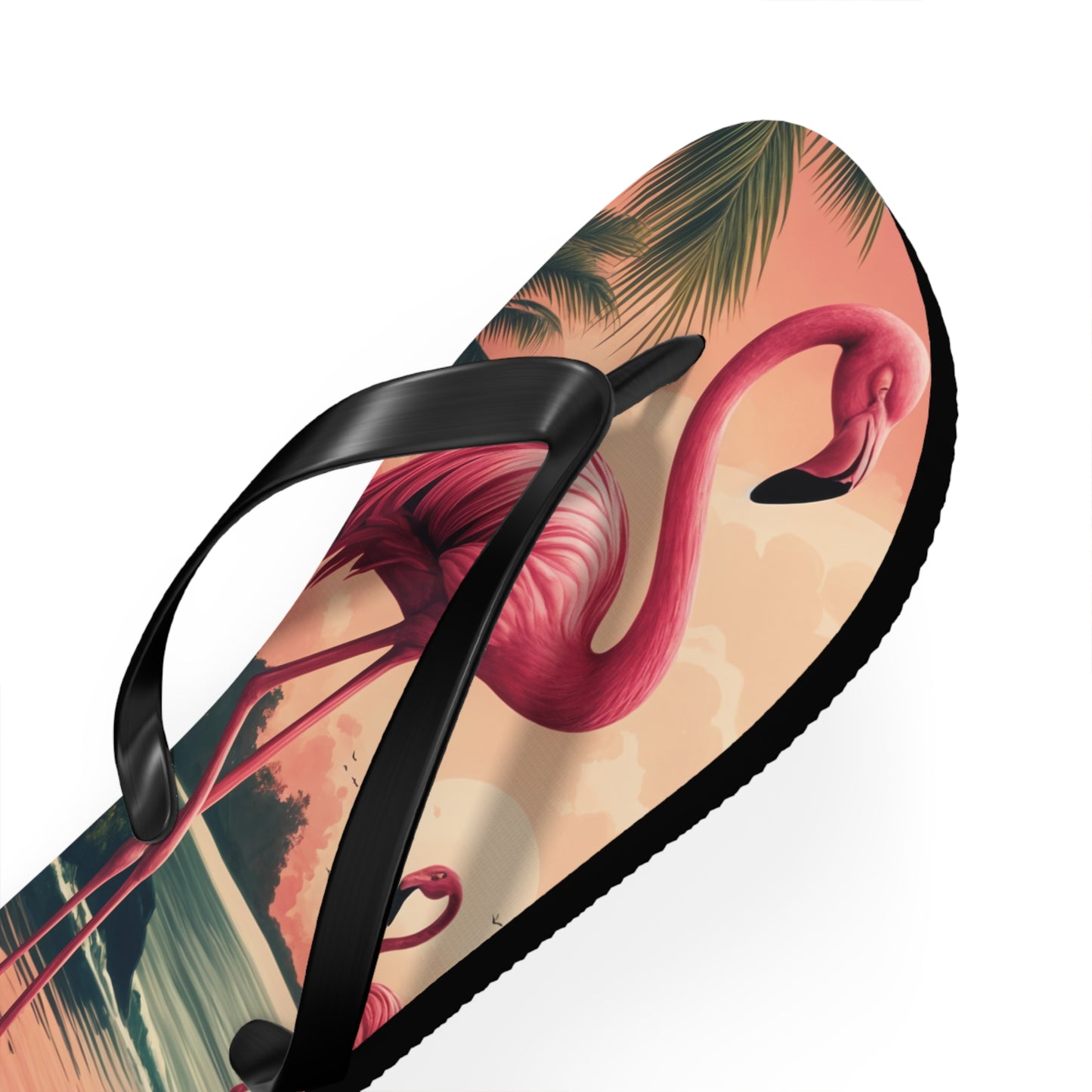 "Pink Flamingos" Flip Flops