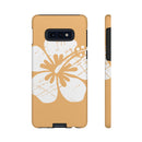 "The Classic Hibiscus" Phone Cover - Distressed Orange