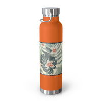 Tropicali Copper Insulated Bottle with cap, 22oz
