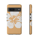"The Classic Hibiscus" Phone Cover - Distressed Orange