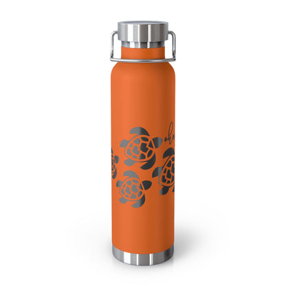 Ohana Copper Insulated Bottle with cap, 22oz