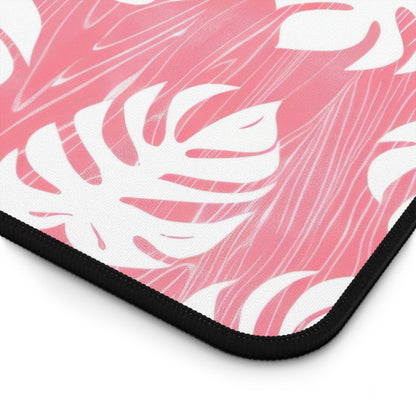 Red Monstera Desk Mat