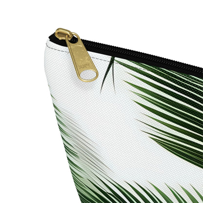 "The Palm Leaf"  Accessory Pouch w T-bottom