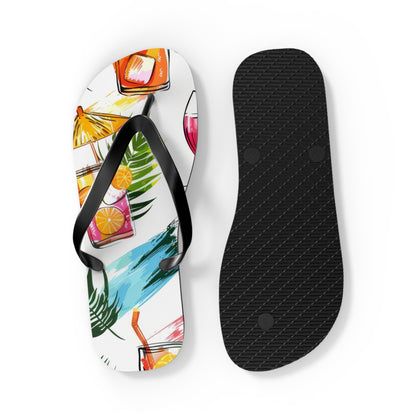 "Tropical Refreshments" Flip Flops