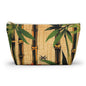 "Vintage Bamboo" Accessory Pouch w T-bottom