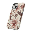 "The Plumeria" Phone Case - Mono Red