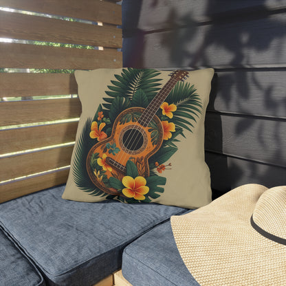 "The Ukulele"  Outdoor Pillow