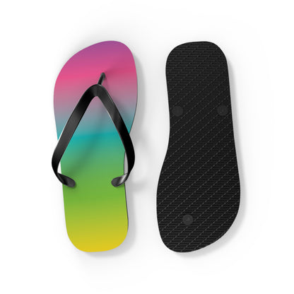 "Tropical Sunset" Flip Flops