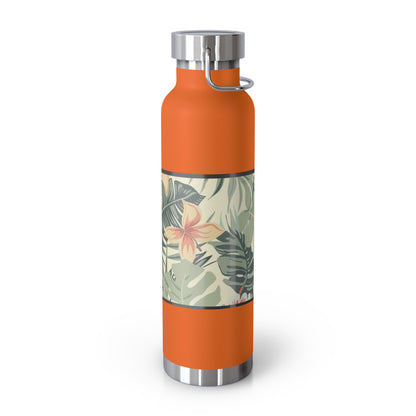 Tropicali Copper Insulated Bottle with cap, 22oz