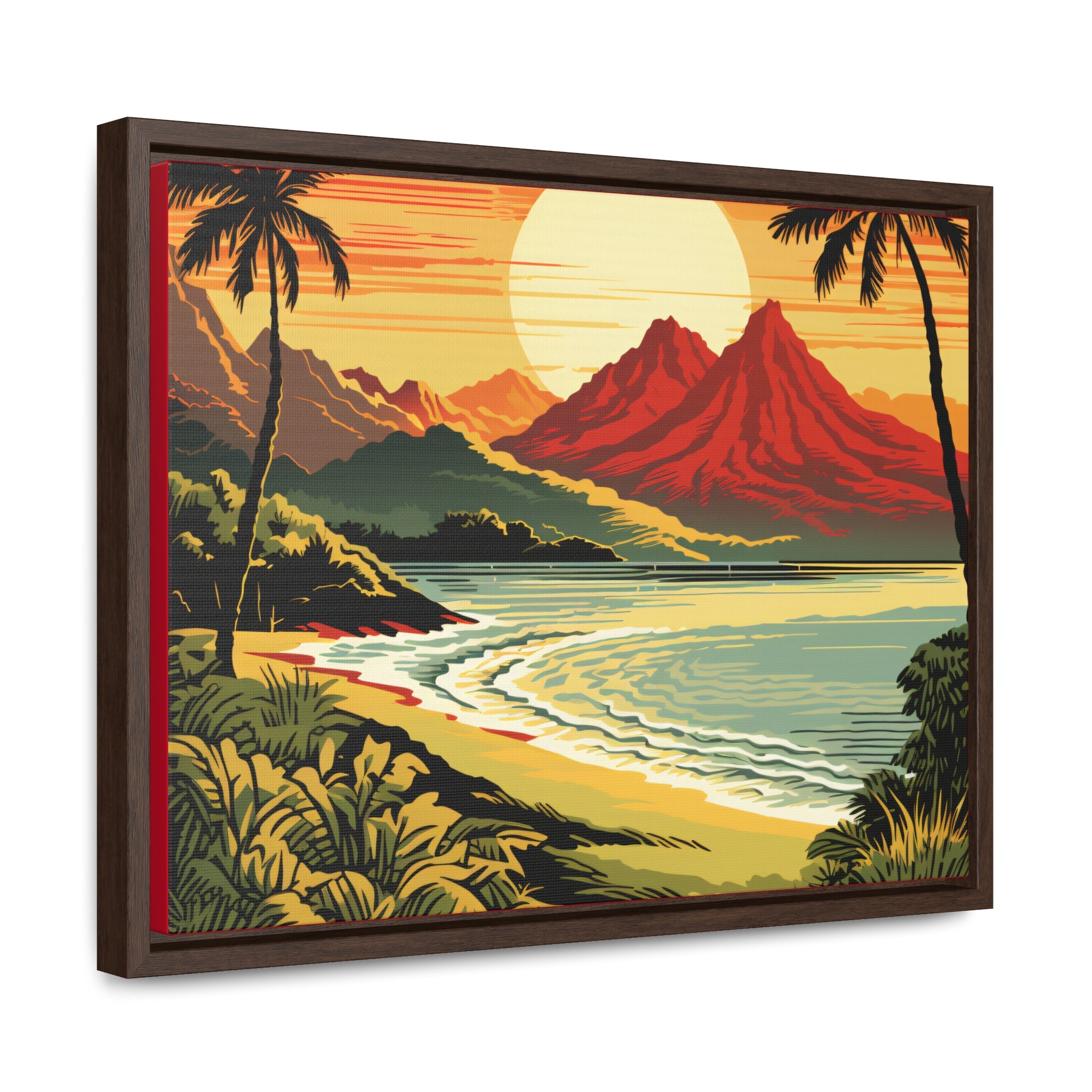 "Exotic Island" Canvas Wrap