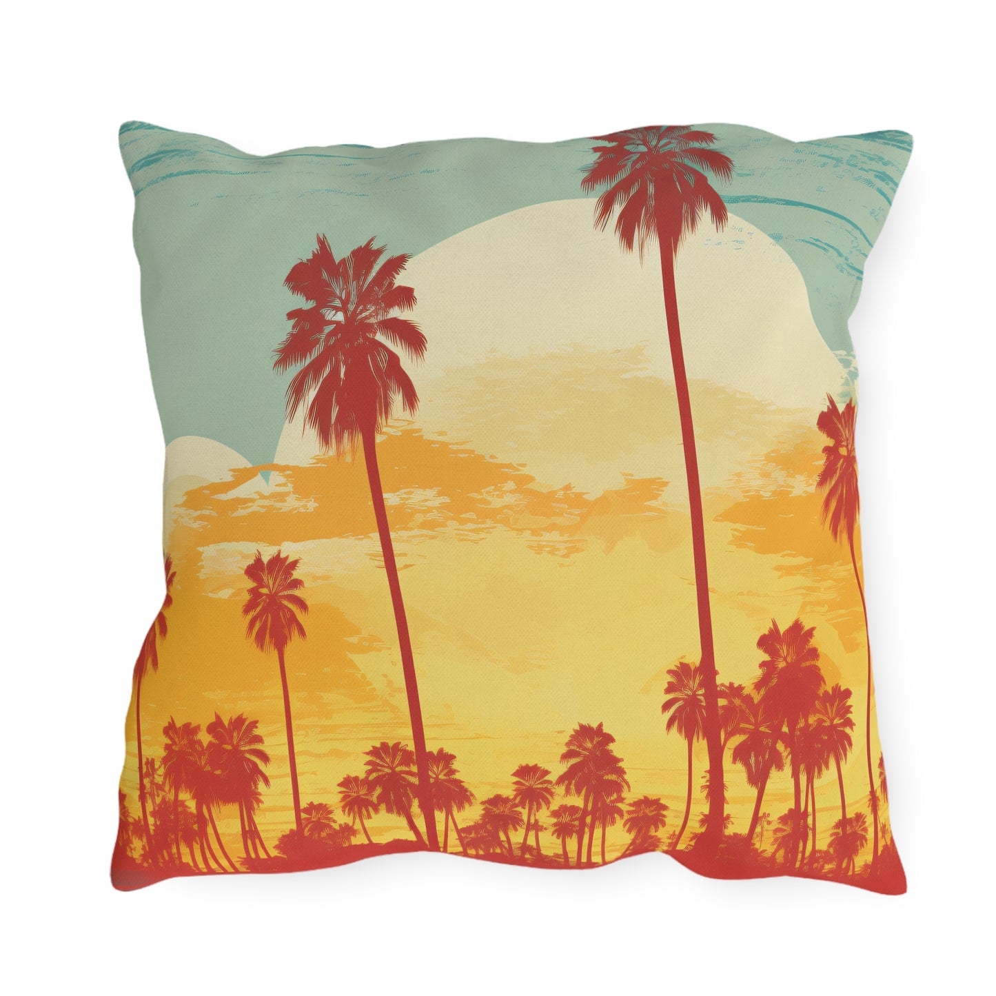 "Vintage California " Outdoor Pillow