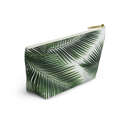 "The Palm Leaf"  Accessory Pouch w T-bottom