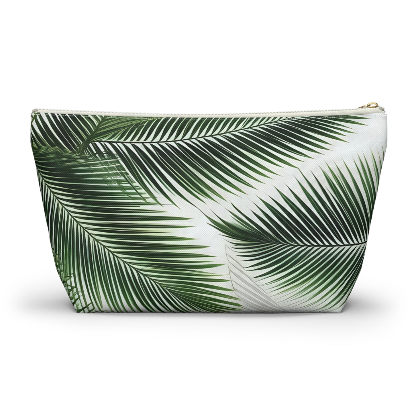 "The Palm Leaf"  Accessory Pouch w T-bottom