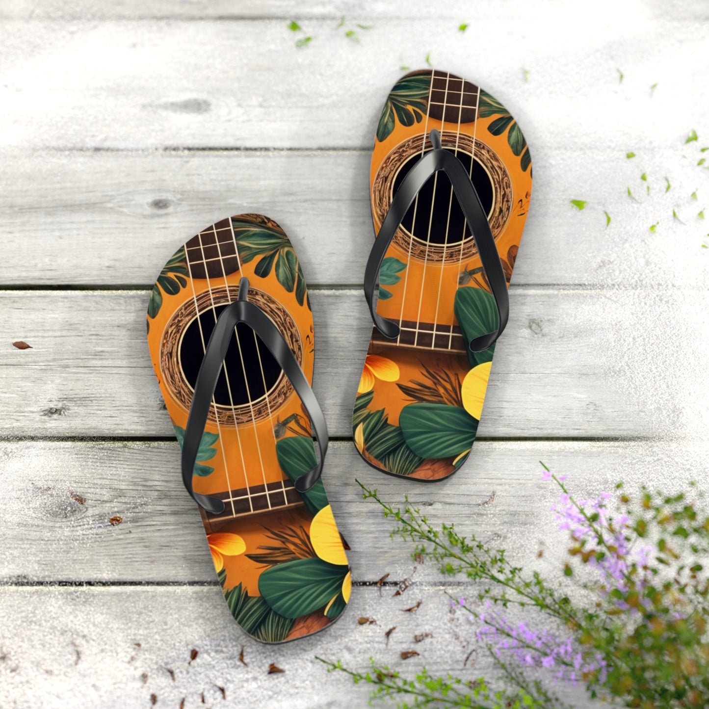 "The Ukulele" Flip Flop