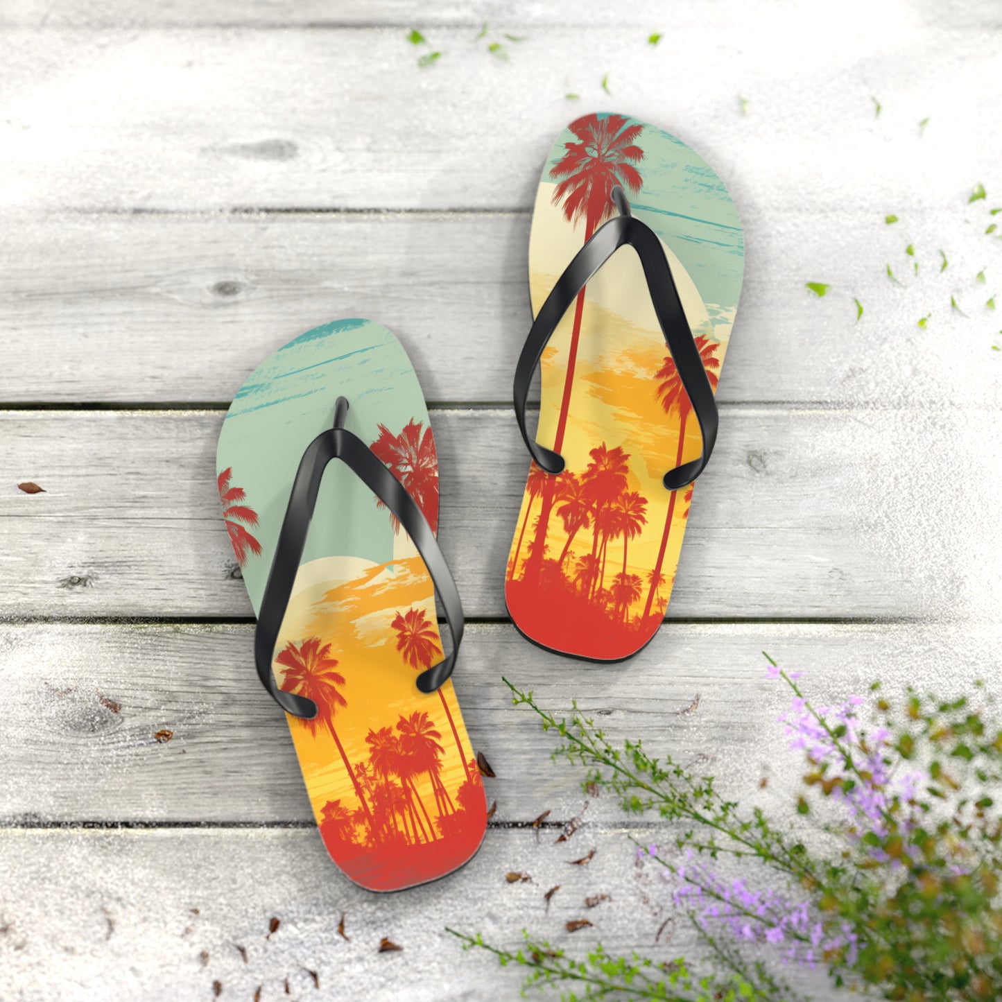 "Vintage California" Flip Flops