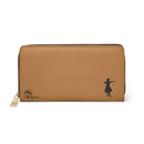 "Hula Dancer" Zipper Wallet - Island Brown