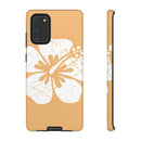 "The Classic Hibiscus" Phone Cover - Distressed Orange