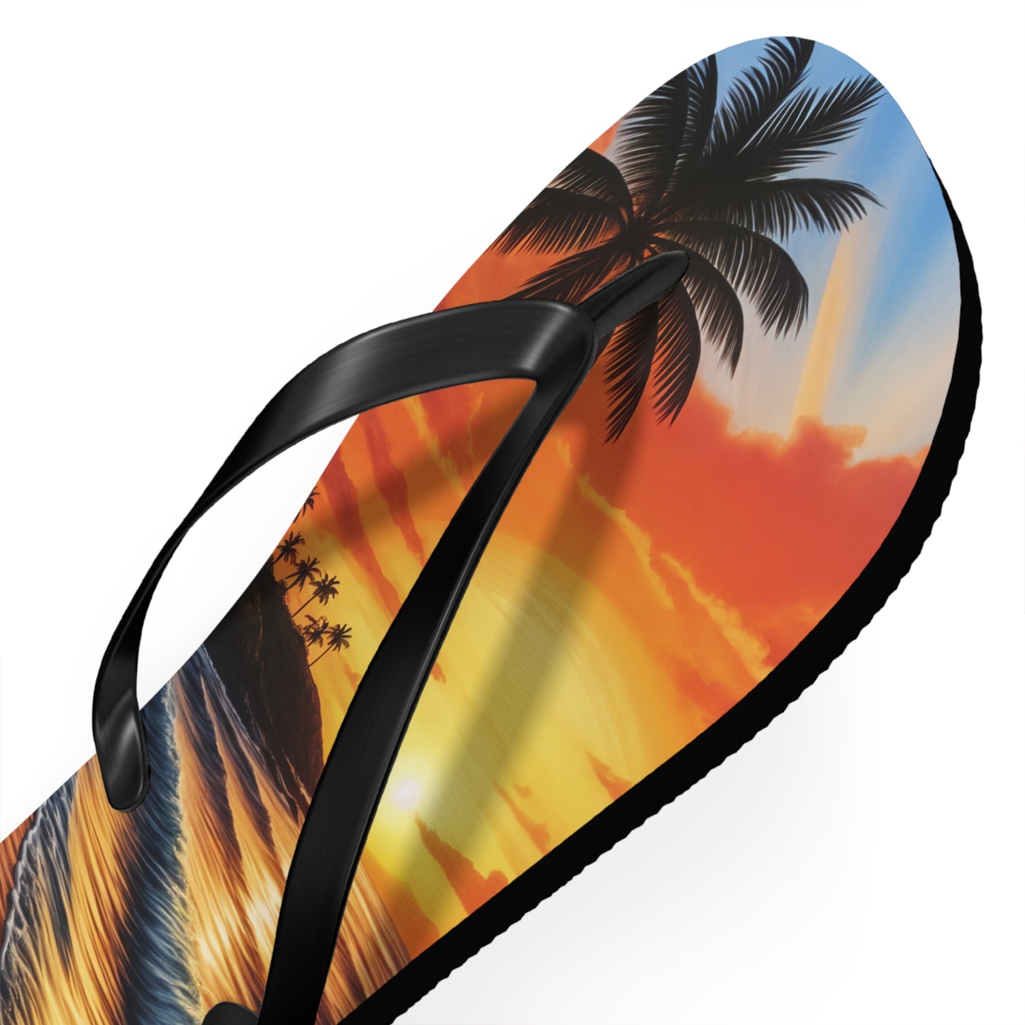 "Hawaiian Sunset" Flip Flops