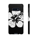 "The Classic Hibiscus" Phone Cover - Distressed Black
