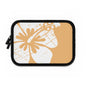 "The Classic Hibiscus" Laptop Sleeve - Distressed Orange