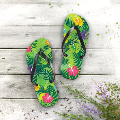 "The Tropics" Flip Flops