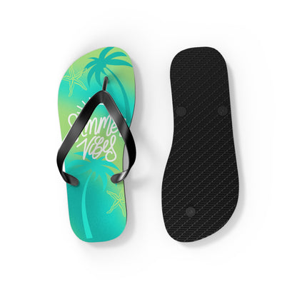 "Summer Vibes" Flip Flops