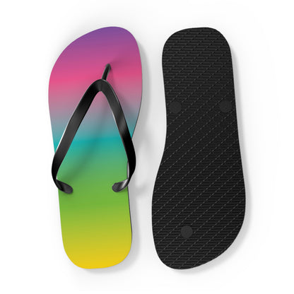 "Tropical Sunset" Flip Flops