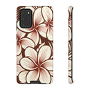 "The Plumeria" Phone Case - Mono Red